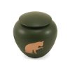 Silhouette Cat Metal Urn - Image 3