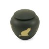 Silhouette Cat Metal Urn - Image 2