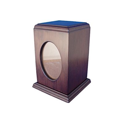 Tribute Walnut Photo Urn