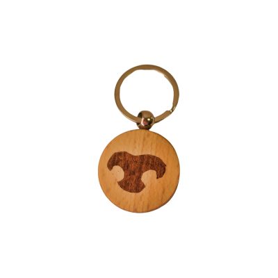 Paw Print Engraved Keychain - Image 4