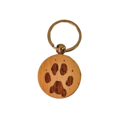 Paw Print Engraved Keychain - Image 7