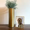 Steel Urn Vase with Photo Frame - Image 3